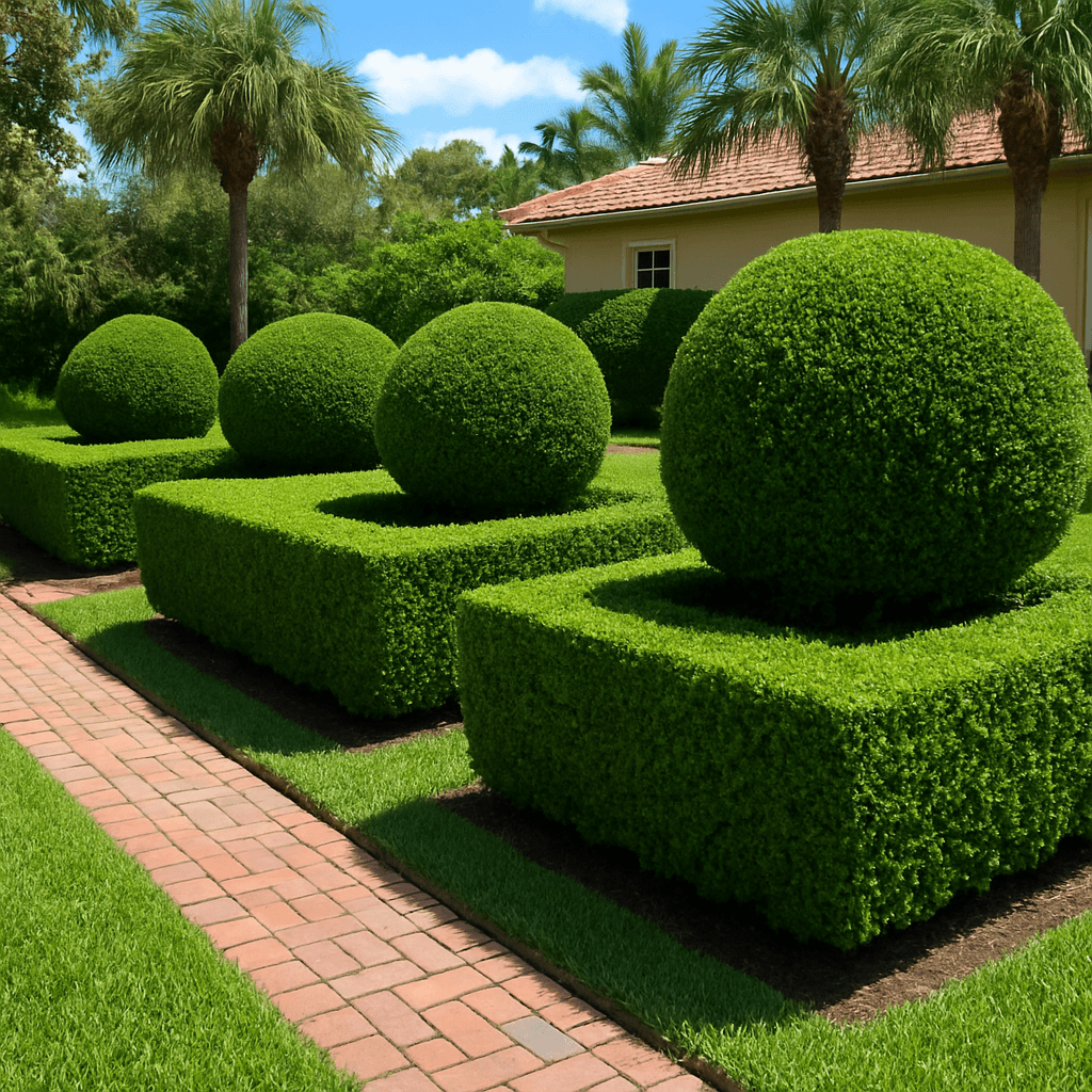 Hedge trimming and shaping